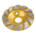 PEX 4in/100mm Segment Concrete Masonry Granite Marble Disc Diamond Turbo Row Grinding Cup Wheel