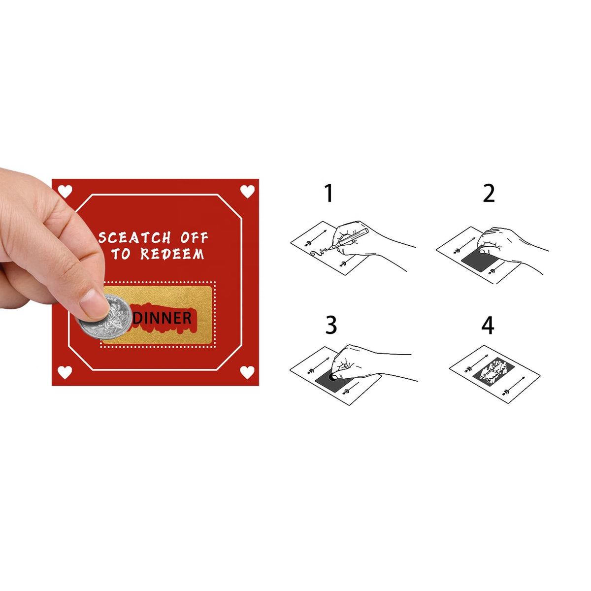 Custom Logo Scratch Cards Adventure Entertainment Games Art Scratch Off Cards With Scratch Off Stickers