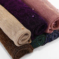 Malaysia Ladies Headband Golden Shiny Luxury Scarf for Women Elastic Pearl Hijab Accessories Women Fashion Shawls Wraps Mujer