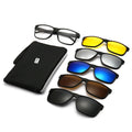 Wholesale Women Men Tr90 Polarized Mirror Lens Magnetic Clip on Shade Sunglasses Sun Glasses Frame Night Vision Glasses 2026
