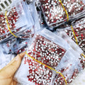 Yantuo Crystal Stone Glass Rhinestone Lt.siam Flat Back Non Hotfix Rhinestone for Nail Art Decoration