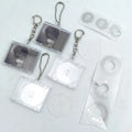 Wholesale Personalized Celebrity Concert Gift Music Disc Album Keyring Key Chain Diy Case Box Plastic Blank NFC Mini CD Keychain