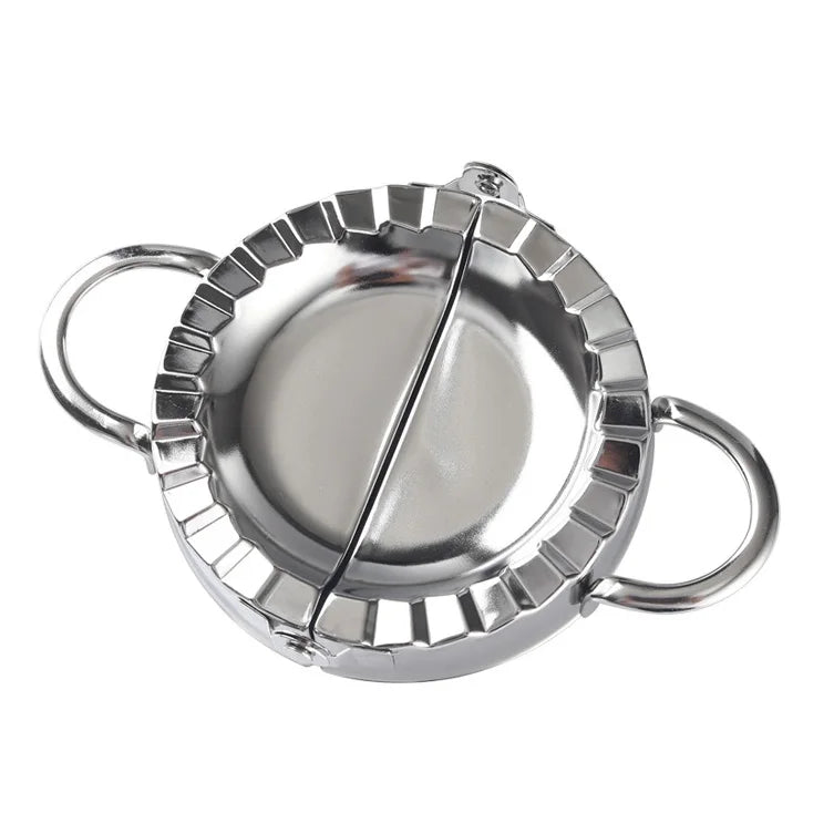 304 Stainless Steel Manual Dumpling Maker Kitchen Tool with Lazy Must Empanada Press Mold for Wrappers Metal Kitchen Tool
