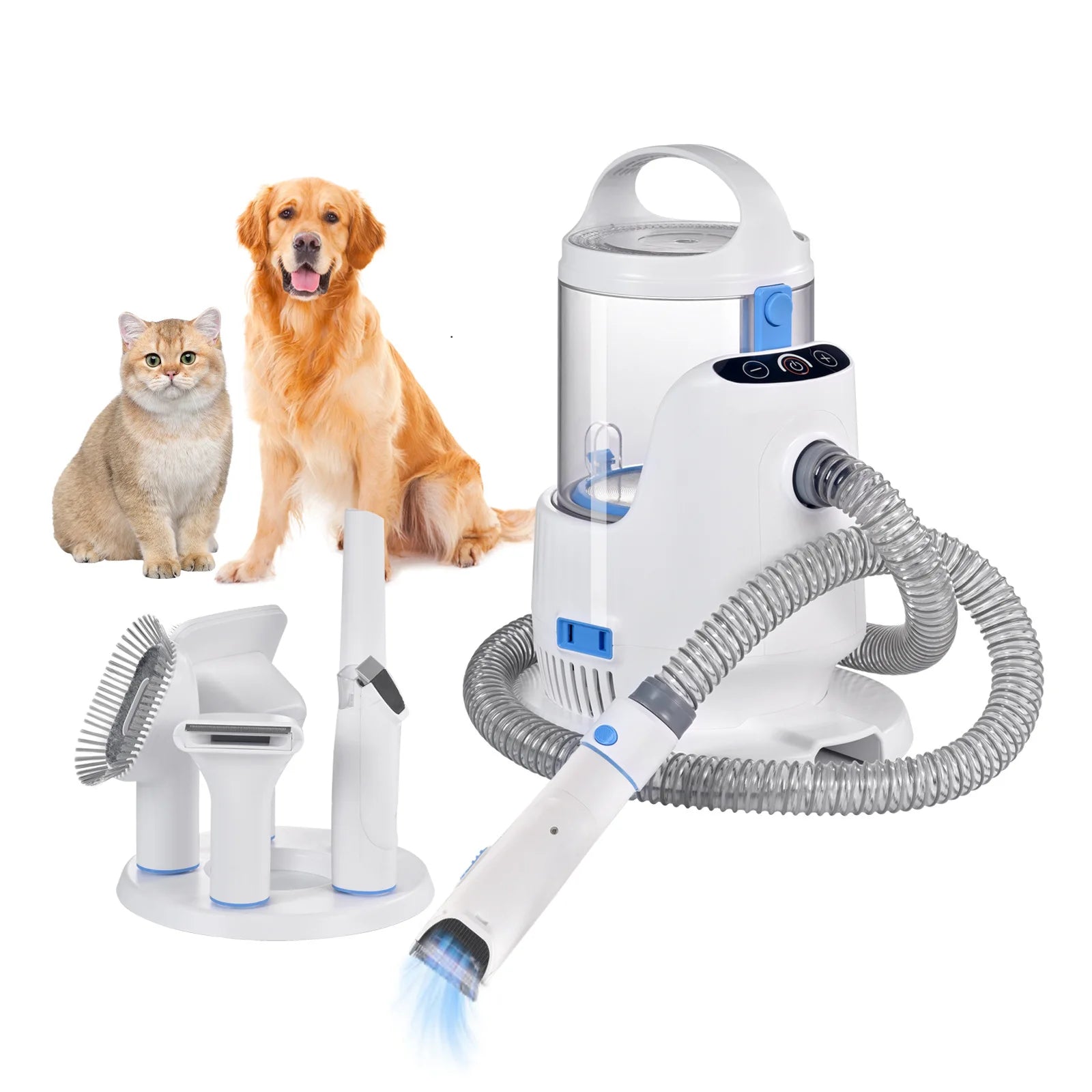 UniLink 5 in 1 Eco-friendly Electric Clipper Large Dogs Modern Style Pet Hair Cleaner Large Dust Cup Plastic Vacuum Cleaner