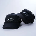 Custom 5 Panel Camper Cap Nylon Breathable Curved Brim Cap Unstructured Camp Trucker Hats Baseball Caps for Men