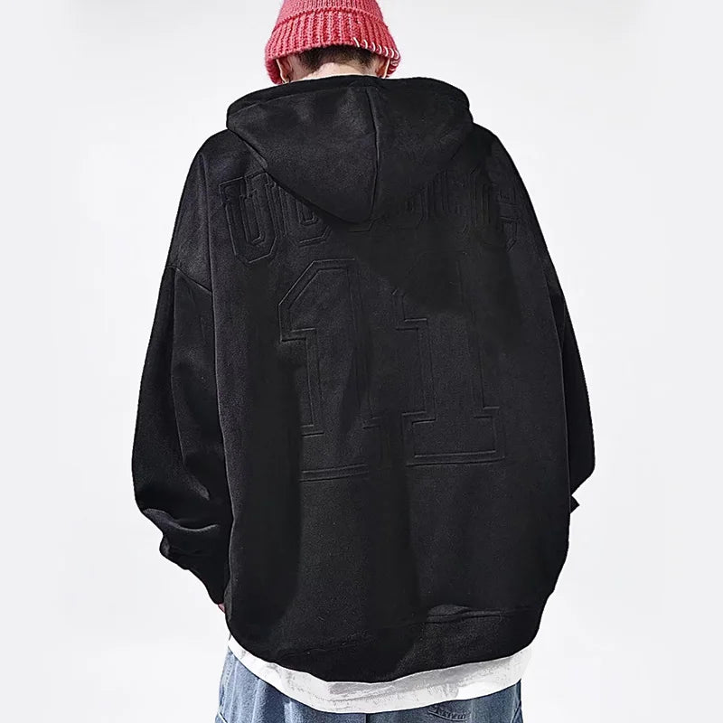 Designer Streetwear Hoodies for Men Custom Logo Winter Hoodies Thick Baggy Drop Pullover Unisex Plain 3d Premium Embossed Hoodie