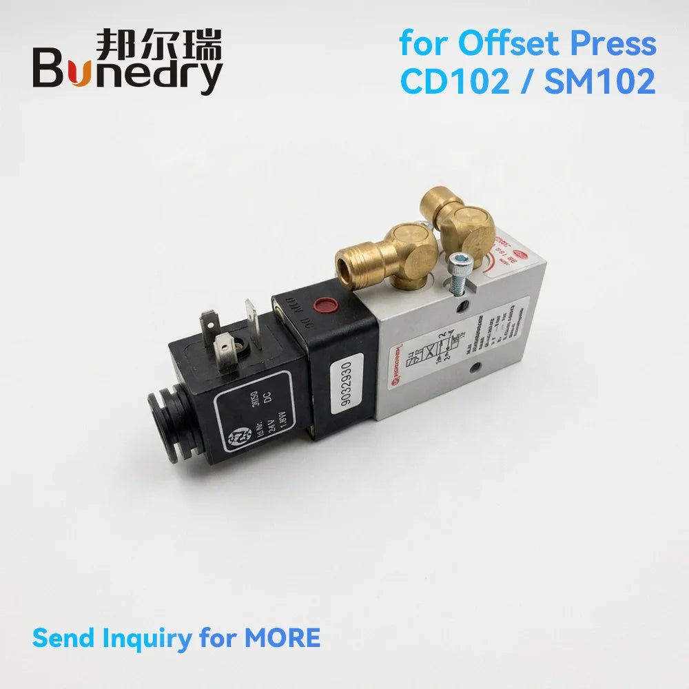 Solenoid Valve 98.184.1051 for Offset Printing Machine CD102 SM102 MO Air Valve Pneumatic Valve Replacement Spare Parts