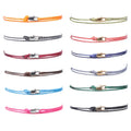 Cheap Sale Multilayer Waterproof Wax Rope Wrap Surfing Bracelets Men Simple Adjustable Copper Spring Buckle Couple Bracelet