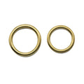 Professional Equestrian Horse Harness Buckle Solid Brass Metal O-Ring Round Shape Steel Material