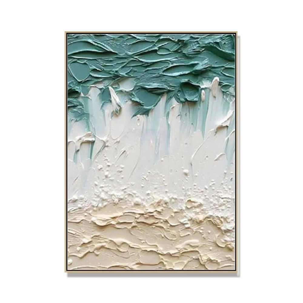 Hand Painted Canvas Art Customized Design Beautiful Landscape Scenery Acrylic Knife Oil Painting