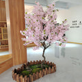 Hot Selling Indoor Outdoor Customized Size Sakura Table Artificial Red White Pink Cherry Blossom Tree for Wedding Decor