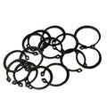 Blackened Shaft Retaining Ring C-type Carbon Steel Circlip Open Imperial (Inch) General Industry