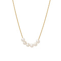 Wholesale Stainless Steel Chain Pearl Beads Charm Chain Necklace Jewelry Business for Women Vendors
