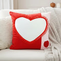 16 Inches Short Plush Sofa Car Pillow Case Cushion Sublimation Blanks Pillowcase
