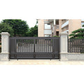 Simple Steel Fabrication Tubular Gate Design for House