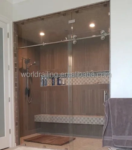 YL Modern SS304/316 Frameless Shower Hardware Support-Durable Wall-to-Glass Hinge 40kg Capacity 5-Year Warranty