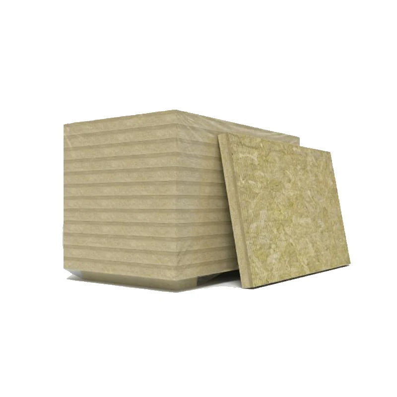 HEBEI UNTIED INSULATION Fireproof Rigid Resin Bonded Wall Thermal Insulation Board Basalt Rock Wool Slab
