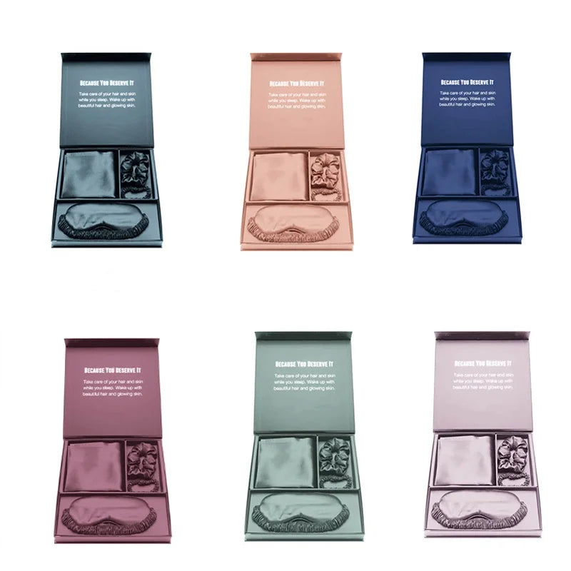 Wholesale 6A Mulberry Silk Luxury Pillowcase 22mm/19mm/16mm Organic Silk Pillow case Cover With Gift Boxes