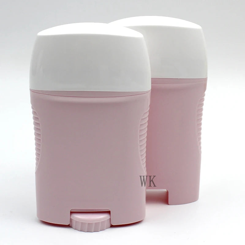 80g PP Empty Deodorant Stick Container Cosmetic Round Twist up Tubes