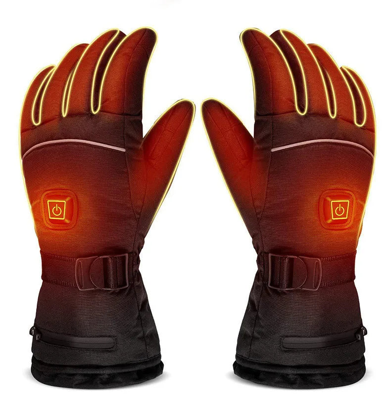In Stock Winter Electric Heated Gloves Gant Chauffant Heated Gloves Rechargeable