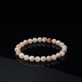 Gemstone Beads Bracelet Sakura Agate Healing Crystal Natural for Women Handmade Adjustable 8mm Ball Charm Bracelets