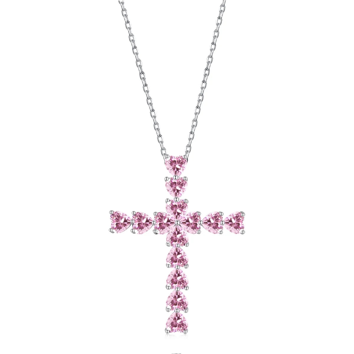 New Trend Style 925 Silver Cross Necklace Cute for Women Hot Selling Pendant Necklace