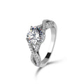 Jewelry Ring Luxurious Diamond Ring Wire 925 Sterling Silver Mascot 2023 Woman Geometric Shenzhen Trendy Engagement Rings Zircon