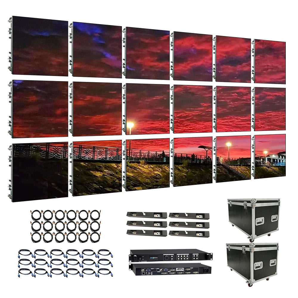 P2.9 P3.9 P4.8 Mobile LED Display Outdoor Event Stage Screen LED Video Wall Package Solution