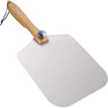 Hot Sale 12x14 Aluminium Movable Pizza Peel with Foldable Wooden Handle Shovel Kitchen Accessories for Baking Pizza