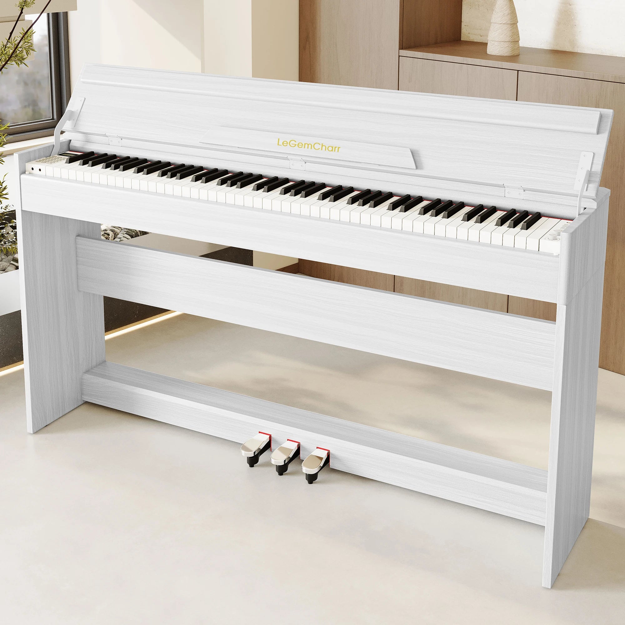 LeGemCharr Price Piano Keyboard 88 Key Keyboard Music Piano Digital  Electric Piano Upright