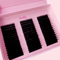 Oem Odm Cashmere Mink 0.03 0.05 Volume Lash Individual Silk Lash Extension Supplies Lash Tray Mega Matte Black Eyelash Extension