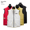 Fashion Outdoor Breathable Multi Pocket Reversible Men's Vests & Waistcoats