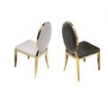 Modern Golden Mirror Stainless Steel Base Marble Top Dining Table Restaurant Furniture Dining Table Set Foshan