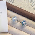 Natural Sea Water Abalone Shell Clover Ring with 5-6mm Natural White Bread Freshwater Pearl Ring for Girls