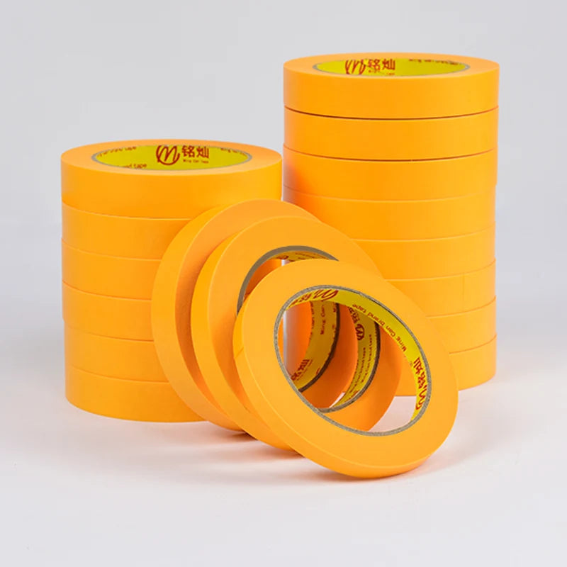 Mingcan UV Resistantance 7-14 Days No Residue Goldband 50Mm Masking Tape for Car Automotive Painting Indoor Outdoor Use