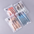 8pcs Mini Makeup Brushes Set Cosmetics Powder Eye Shadow Foundation Blush Blending Beauty Tool Make up Eye Brush Maquiagem