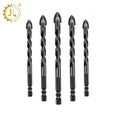 4 Flute Concrete Drill Bit Set Helix Drill Bit for Stone Glass Concrete Ceramics Tile Brick Plastic Wood