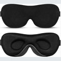 100% Blackout 3D Contoured Eye Mask Elastic Adjustable Soft Comfortable Night Blindfold Light Blocking Sleeping Modal Fabric