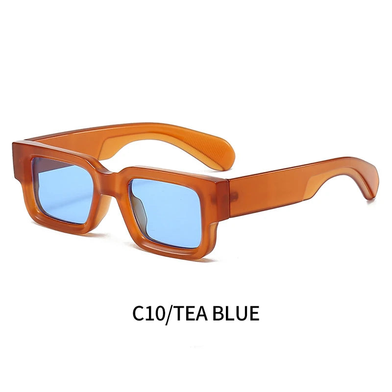 Trendy Cheap Sunglasses Wholesale Thick Frame Cp Uv Sunglasses for Men 2025 Square Sunglasses Lunettes De Soleil