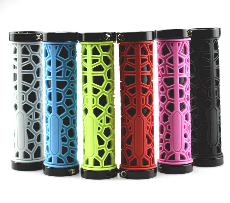 Cheap Road Bike Grip Mountain Bike Handle  Grip Double Lock ultra Light Bike Handle  Grip