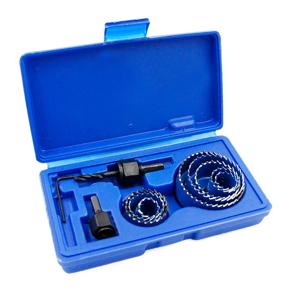 HOT SALE LAIWEI 11-Piece Hole Saw Kit HSS Woodworking Drill Bit Set for Twisted Hole Drilling Wood High Performance Hole