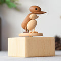 New Style Cute Animal Customer Wooden Duck Music Box for Kids Toys