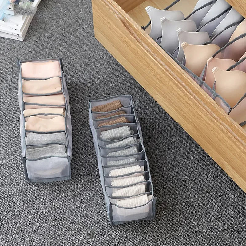 Jeans Storage Bags Closet Organizer Drawer Divider Boxes Panties Organizer Foldable Underwear Organizers Storage Bag