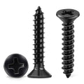 TOBO Pan Head Small Screw M1.2 M1.4 M1.7 M2 M3 M3.5 Black Galvanized Hard Phillips Round Head Self Tapping Screw