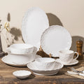 Ceramic Plates Sets Dinnerware Tableware Creative Personality Household Tableware Dinnerware Ceramic Plates Sets for Wedding