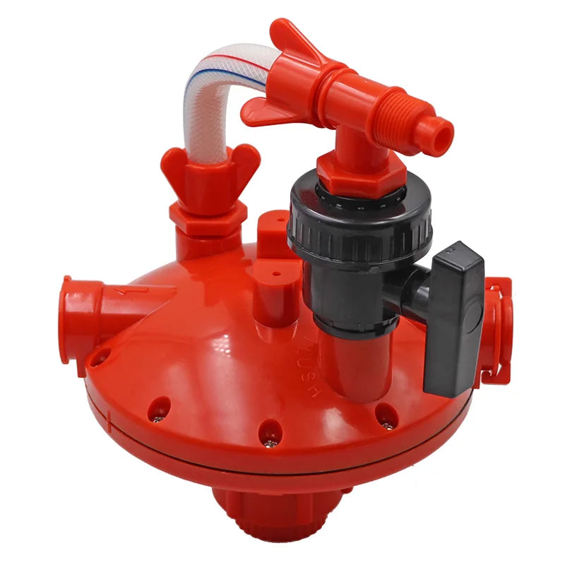 Farming Equipment High Quality Chicken Drinker Poultry Water Drinking Line Plastic Water Pressure Regulator MegaBDM