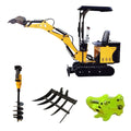CE Certified 0.8ton Electric Mini Excavator with Koop Engine Core Components Crawler Moving Type One Year Warranty