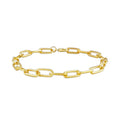 INS Fashion Bracelets Metal Clasp Paperclip Chain Bracelets Perfect Cut Paperclip Thick Chain Unisex Bracelets Jewelry Gifts