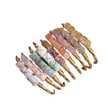Fashion Gemstone Cylinder Beads Bangle Open Cuffs Wire Wrapped Handmade Jewelry for Women
