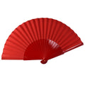 Wholesale Custom Print Personalize Folding Fan Wooden Hand Fan Frame Sticks Bulk Spanish Handheld Fabric Cloth Wooden Hand Fan